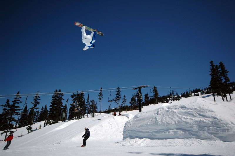 Snowboard shot 2