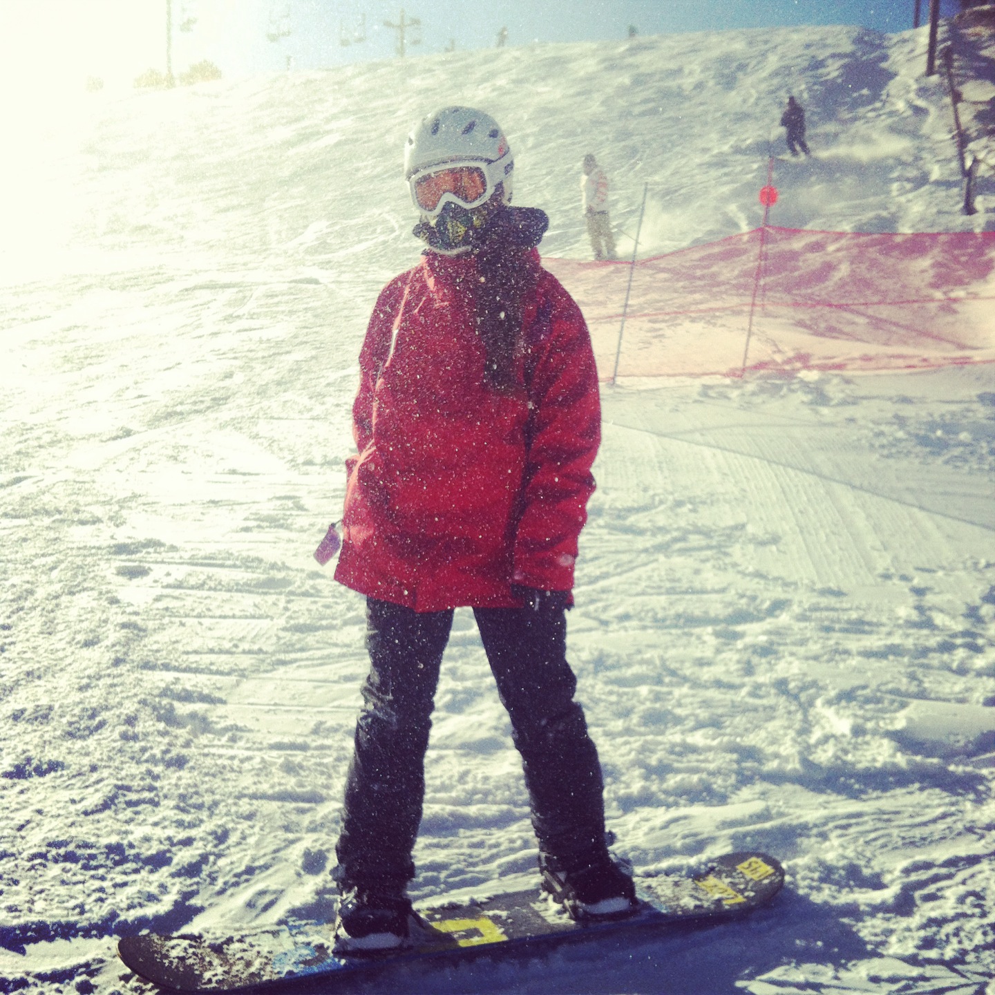 snowboarding
