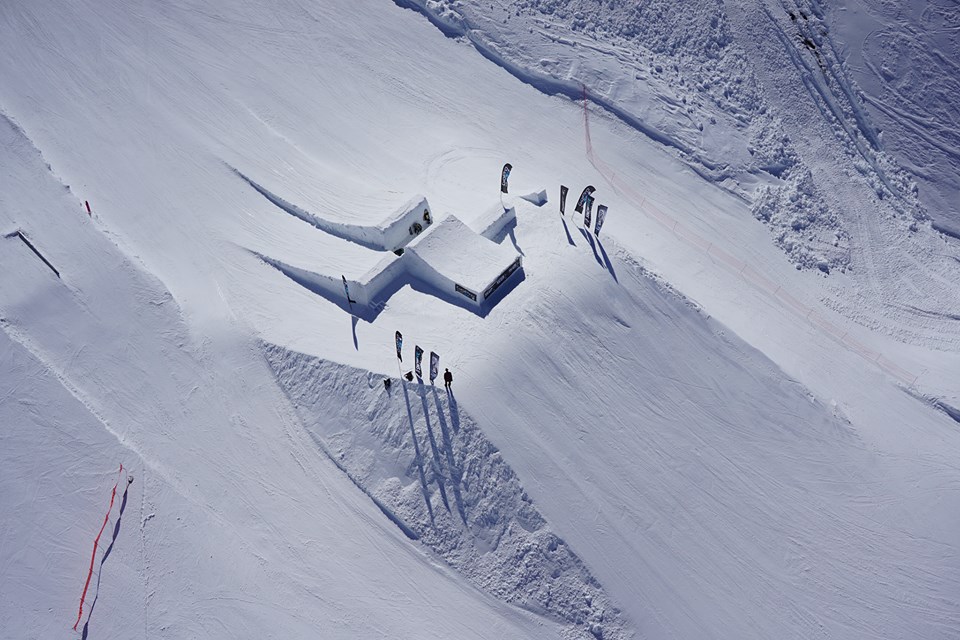 Snowclash 2015 module aerial view
