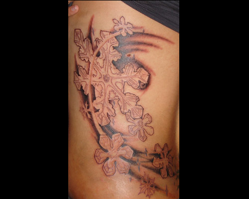 Snowflake rib tat