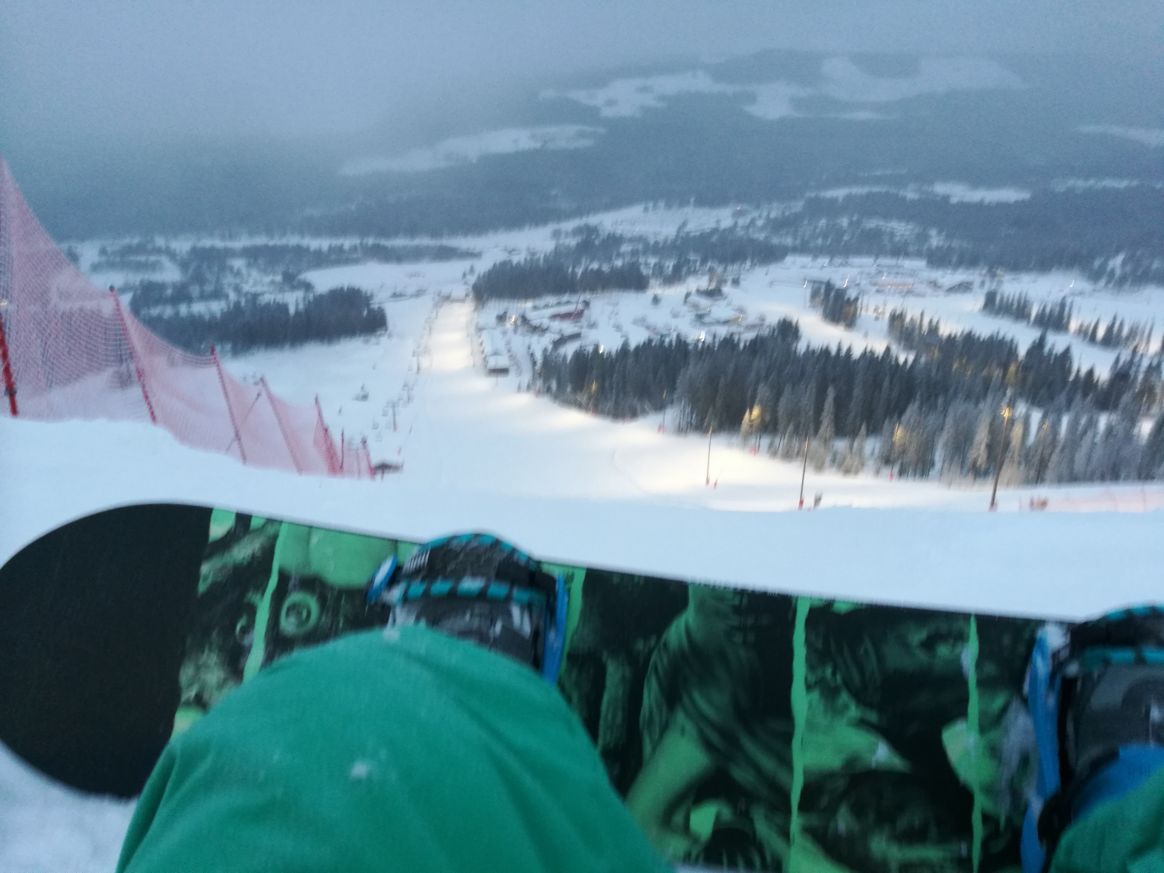 Snowing and great conditions yestetday ?