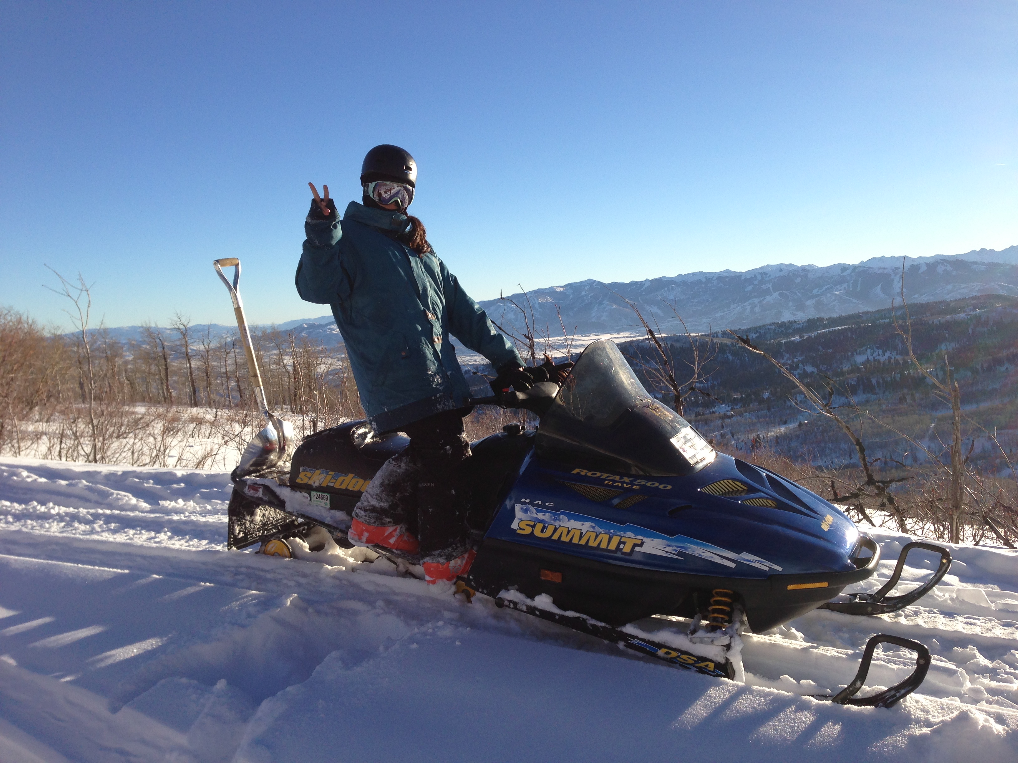 snowmobiling