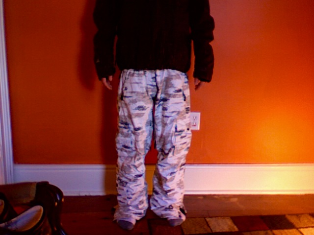 Snowpants form afar