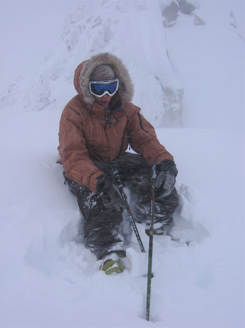 Snowstorm on the top