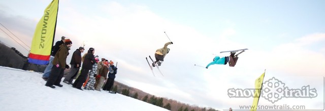 Snowtrails bir air practice