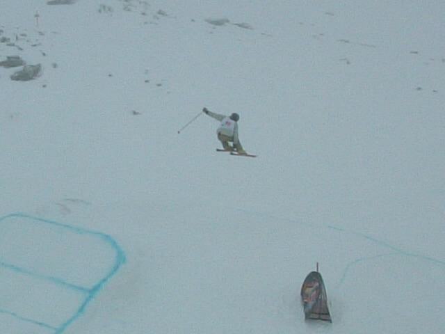 Snowy as could only jus see the landing Ay