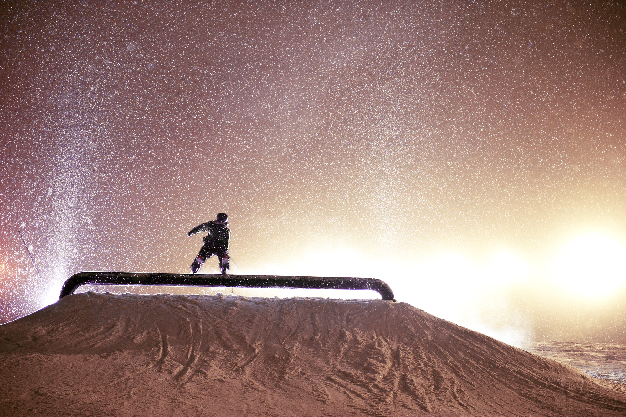 Snowy days in december