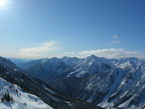 Some big ass mountains