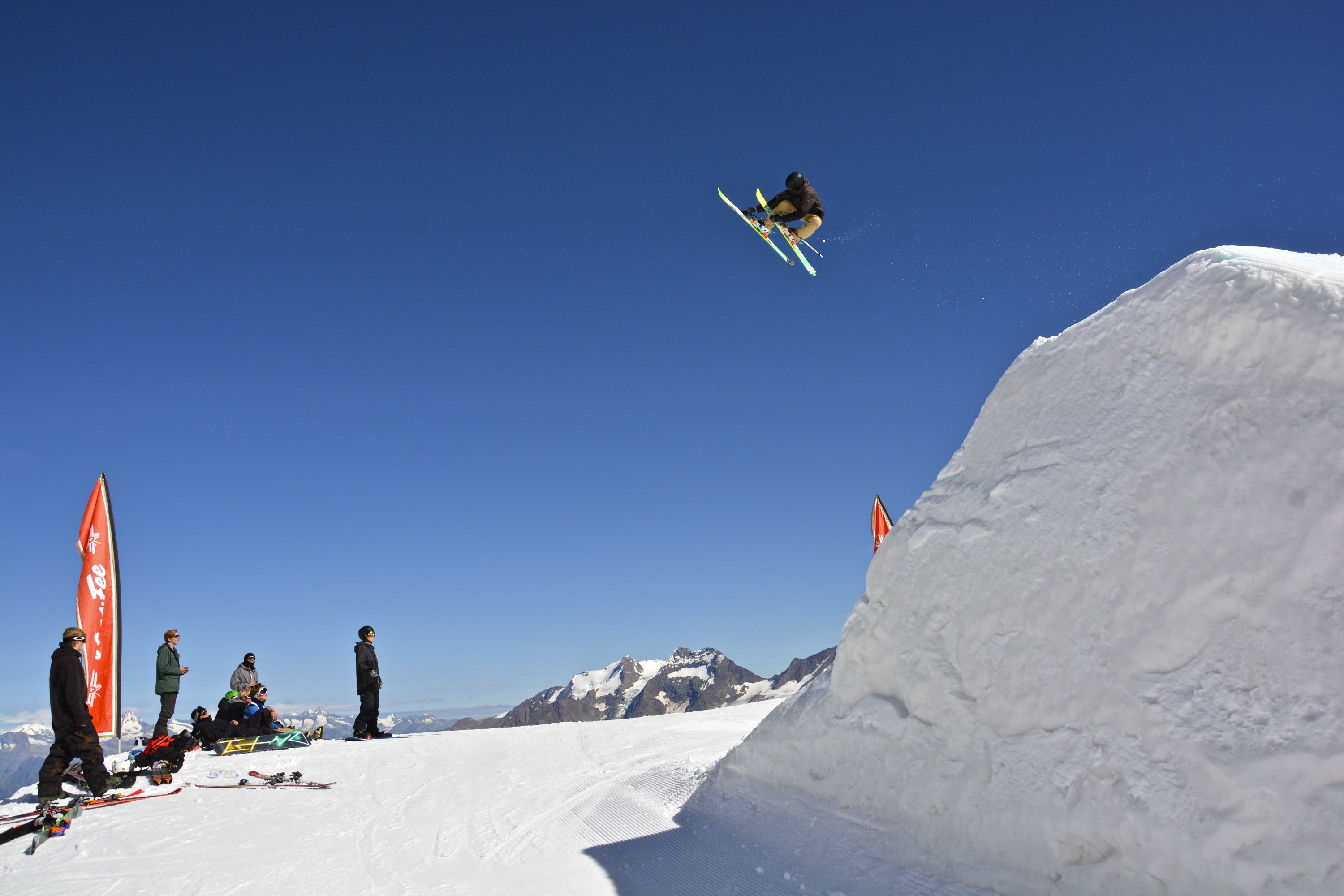 Some BIG Kickers in Saas Fee!