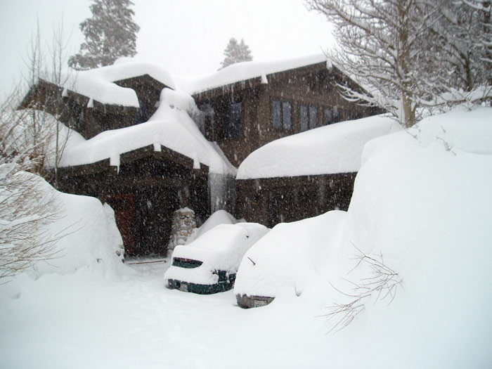 some mighty large snowbanks at my house