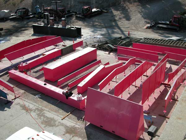 Some of the rails for Mammoth this season