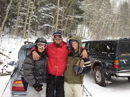 Some of the UNM posse on the last day at Taos