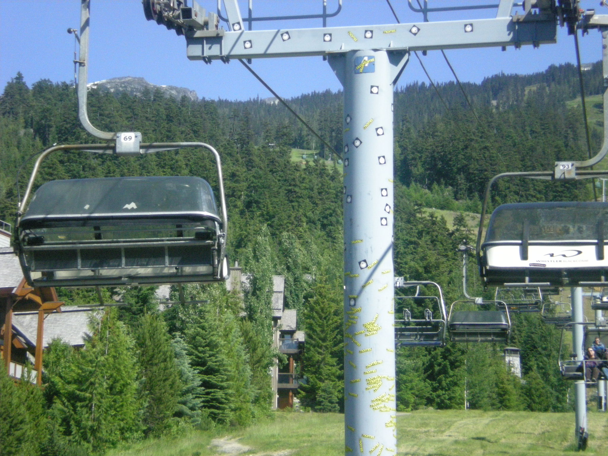 Someone had fun with Nomis stickers (click)