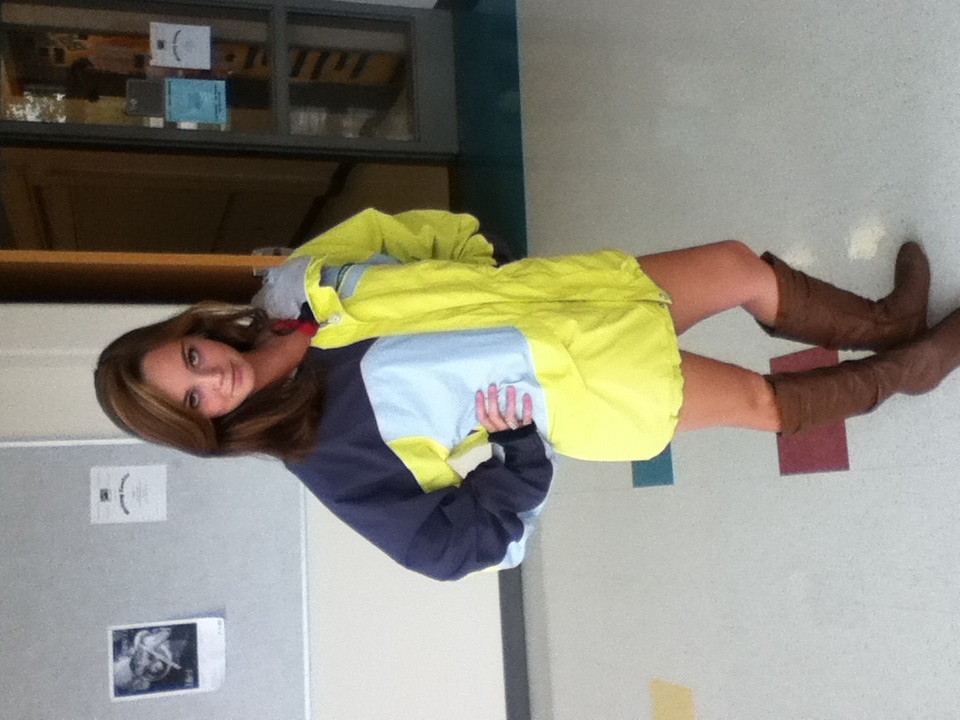 Something about a girl in outerwear...