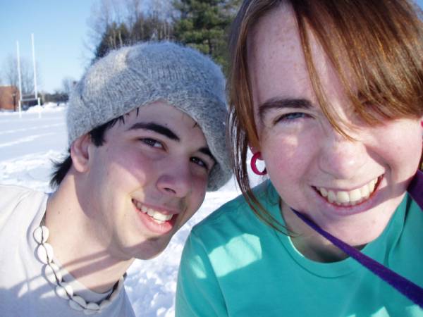 Sometime during an afternoon of On Campus Skiing...