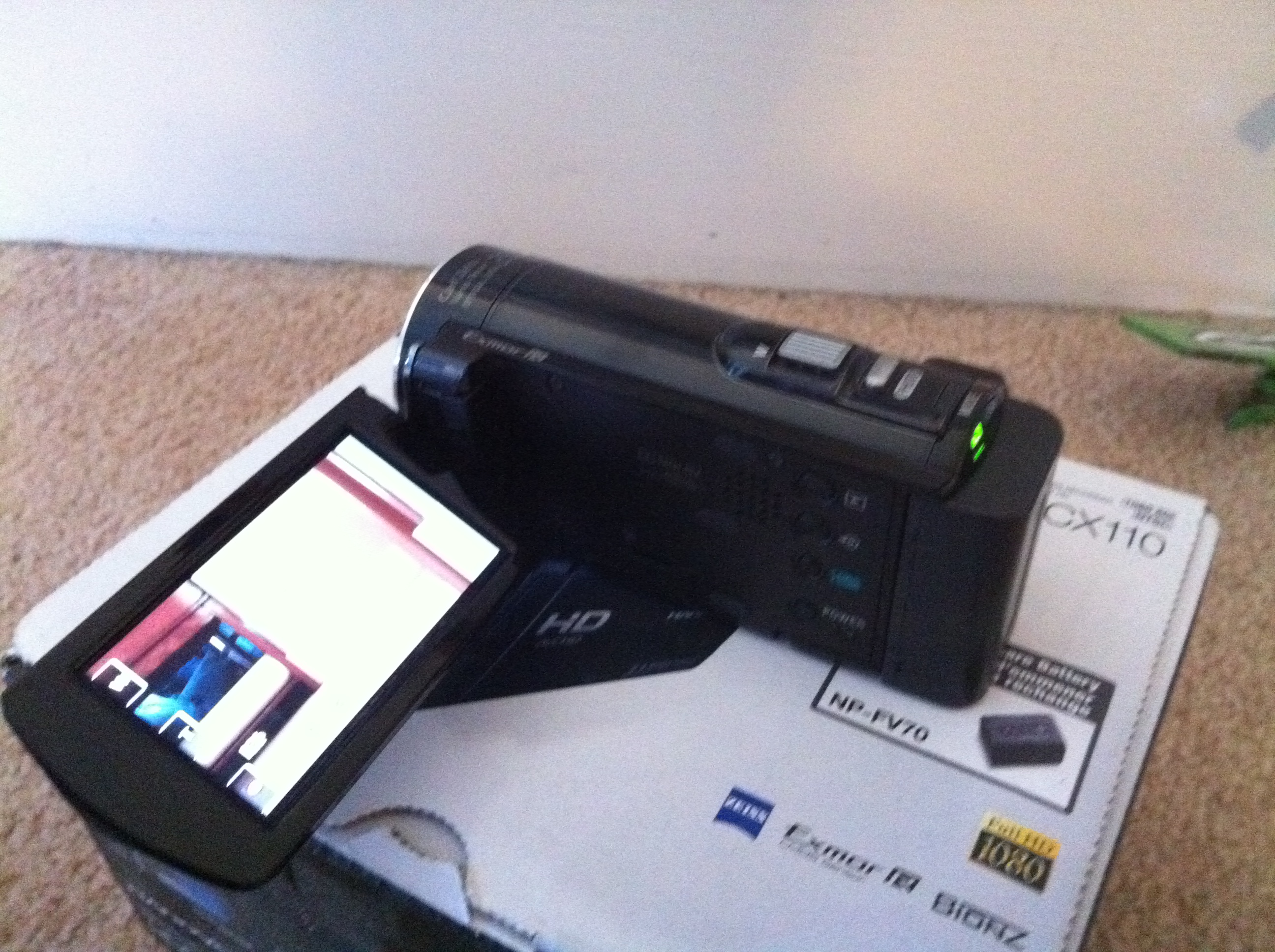 Sony HDR-CX 110 w accessories - $350