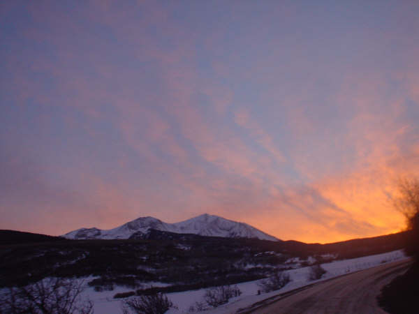 Sopris sunset