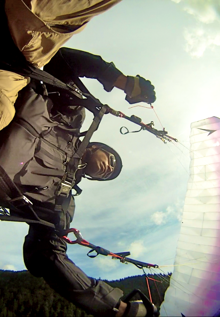 Speedflying the Cascade foothills