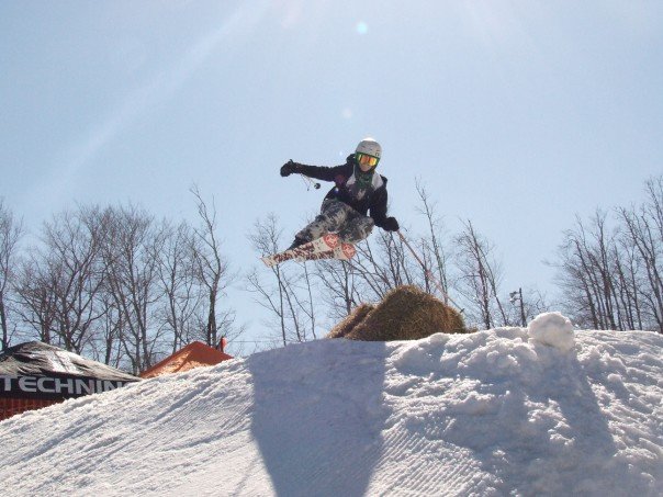 Spinning over hay jib