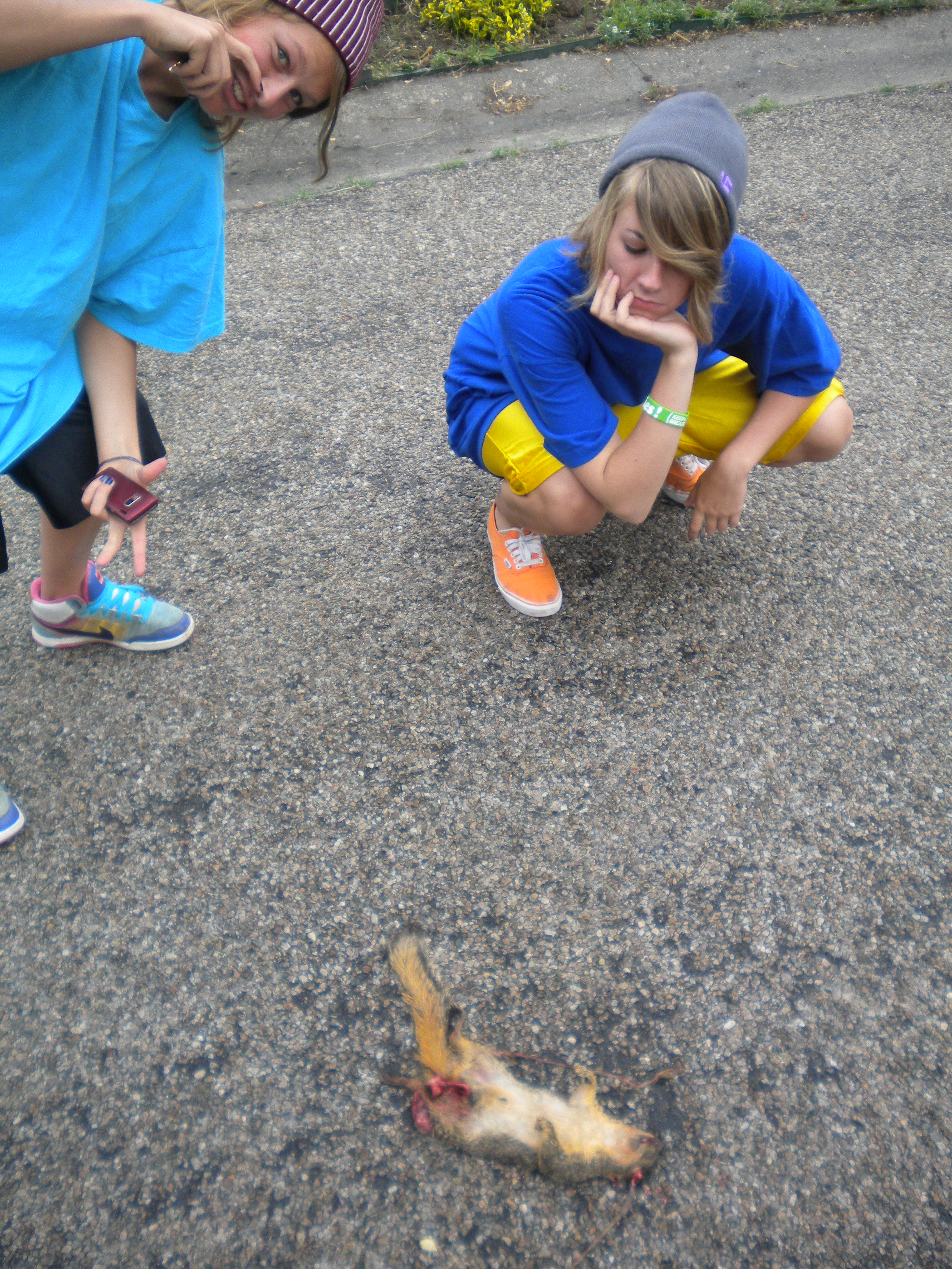 Sporting the tall tees/nasty squirrel