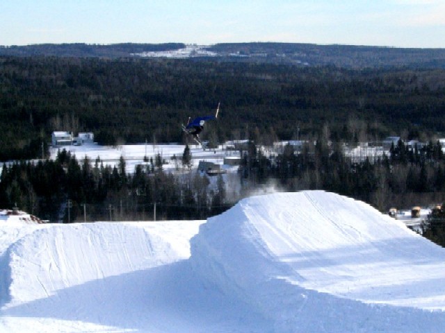 Spotting his landing