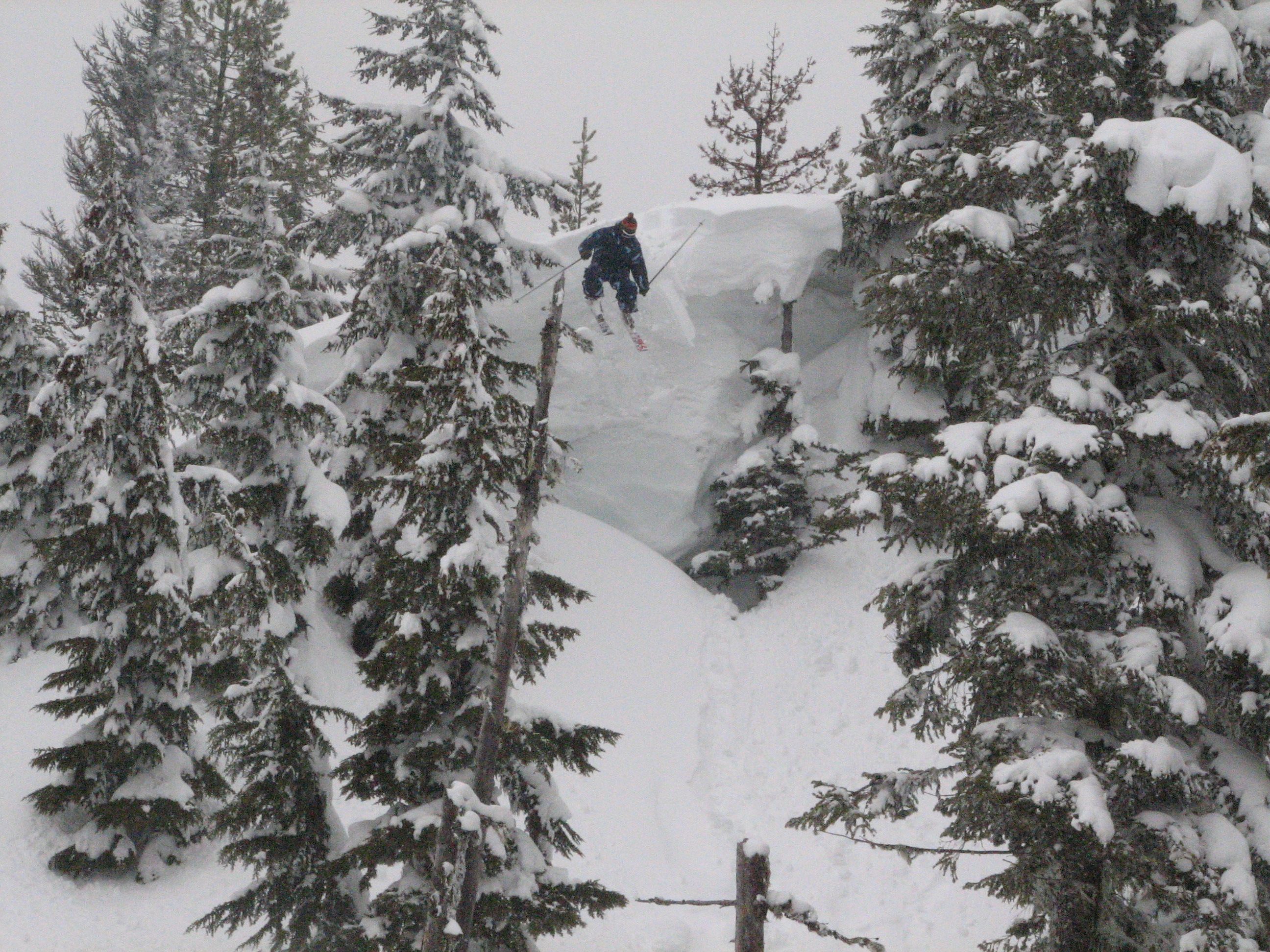 Spring cliff in oregon
