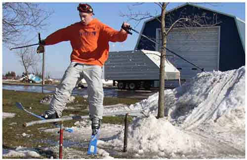 spring rail gone wrong (ouch!!)