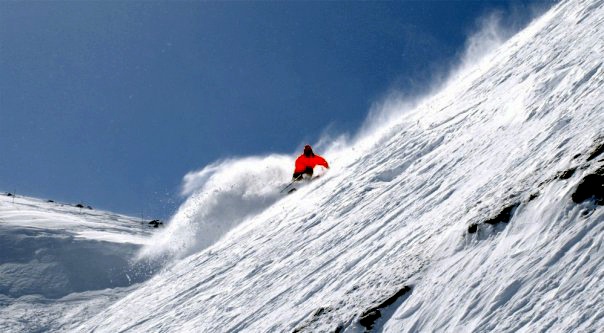 Spring skiing in the rockies