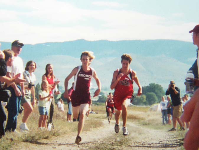 sprintin to the finish at corvallis i won