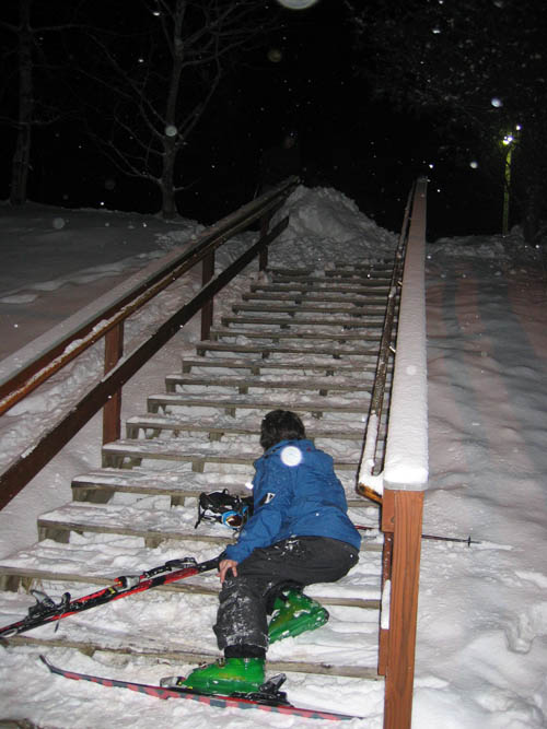 spyder team rider andrew napier fell snowblading