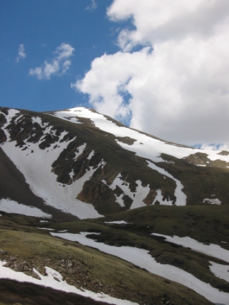 Square Top Mountain, Guanella Pass, 1714ft vertical off the peak in the background.