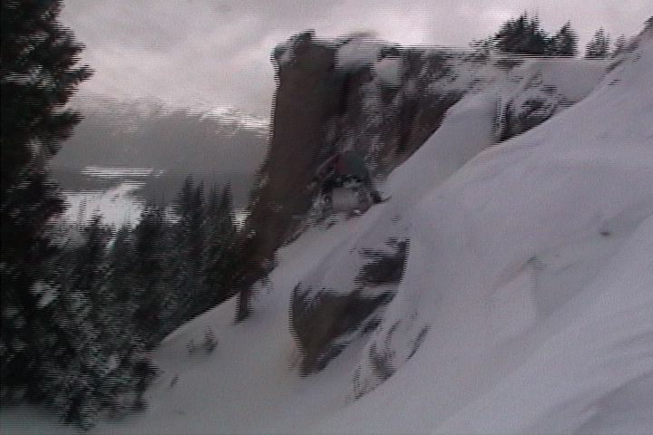 Stalefish off 15 foot cliff sorry low quality