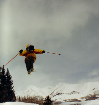 Stalled 360 in the CB terrain park