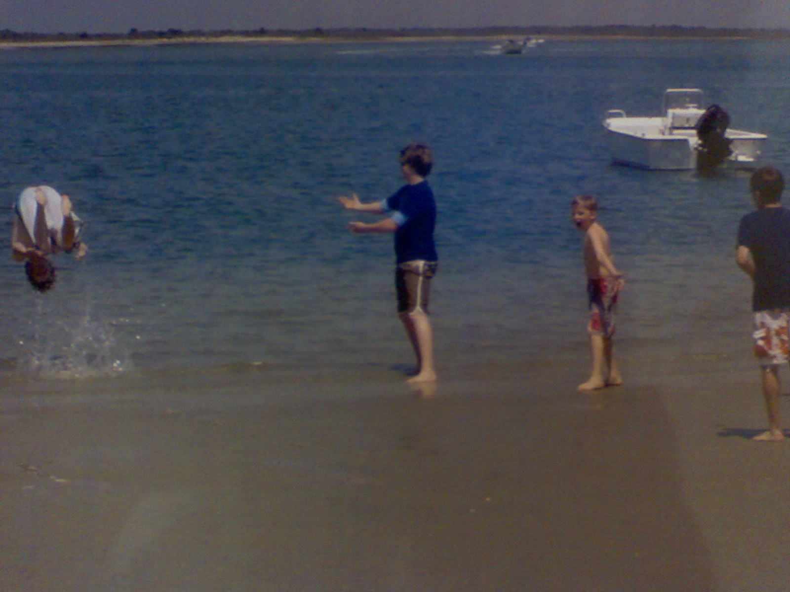 Standing flip at outer banks