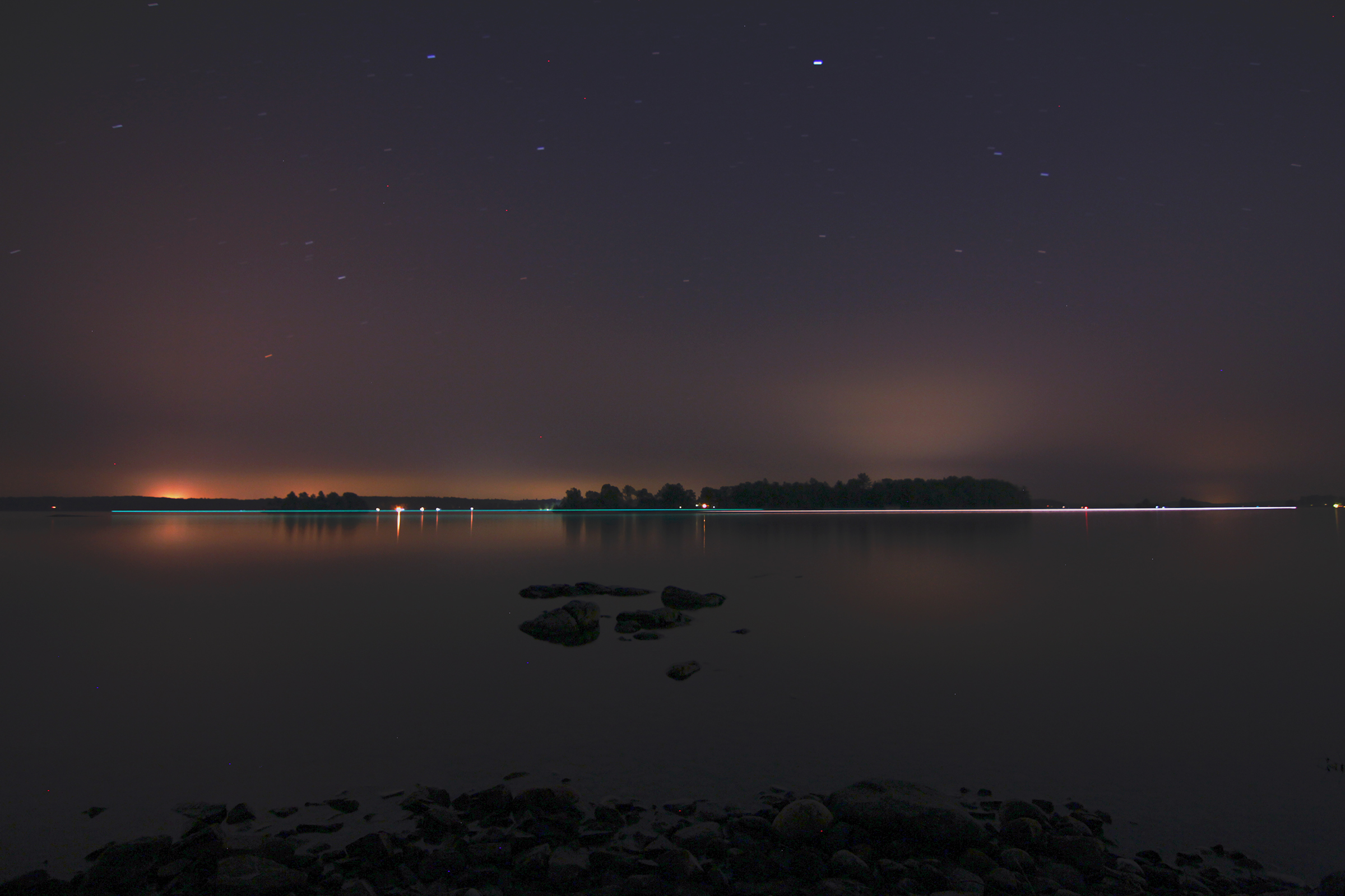 Stars at the 1000 islands