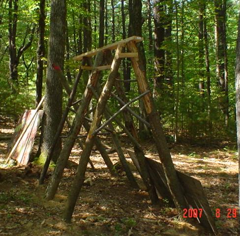 Start of backyard Aframe 2