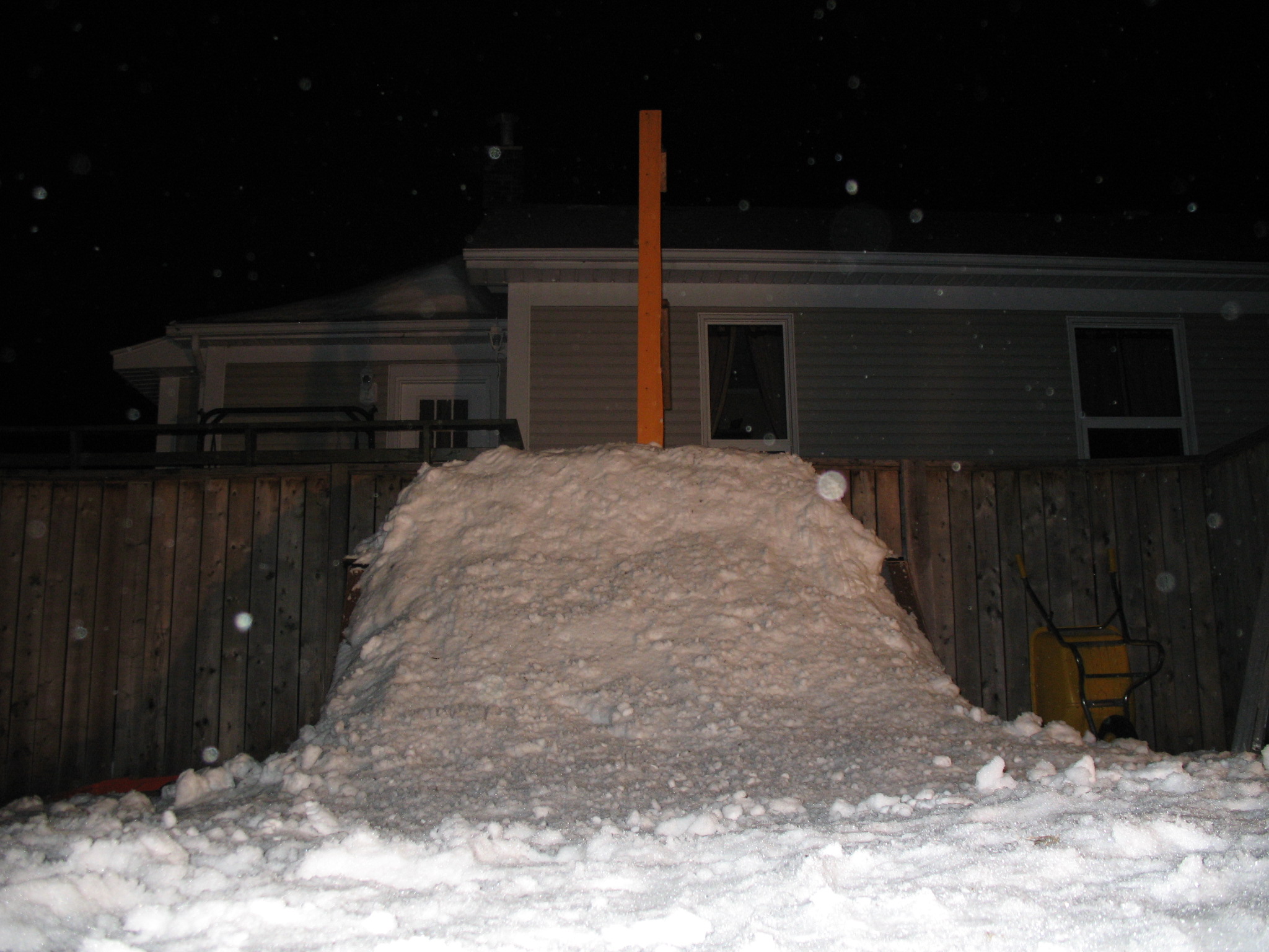 Start to new pole jib