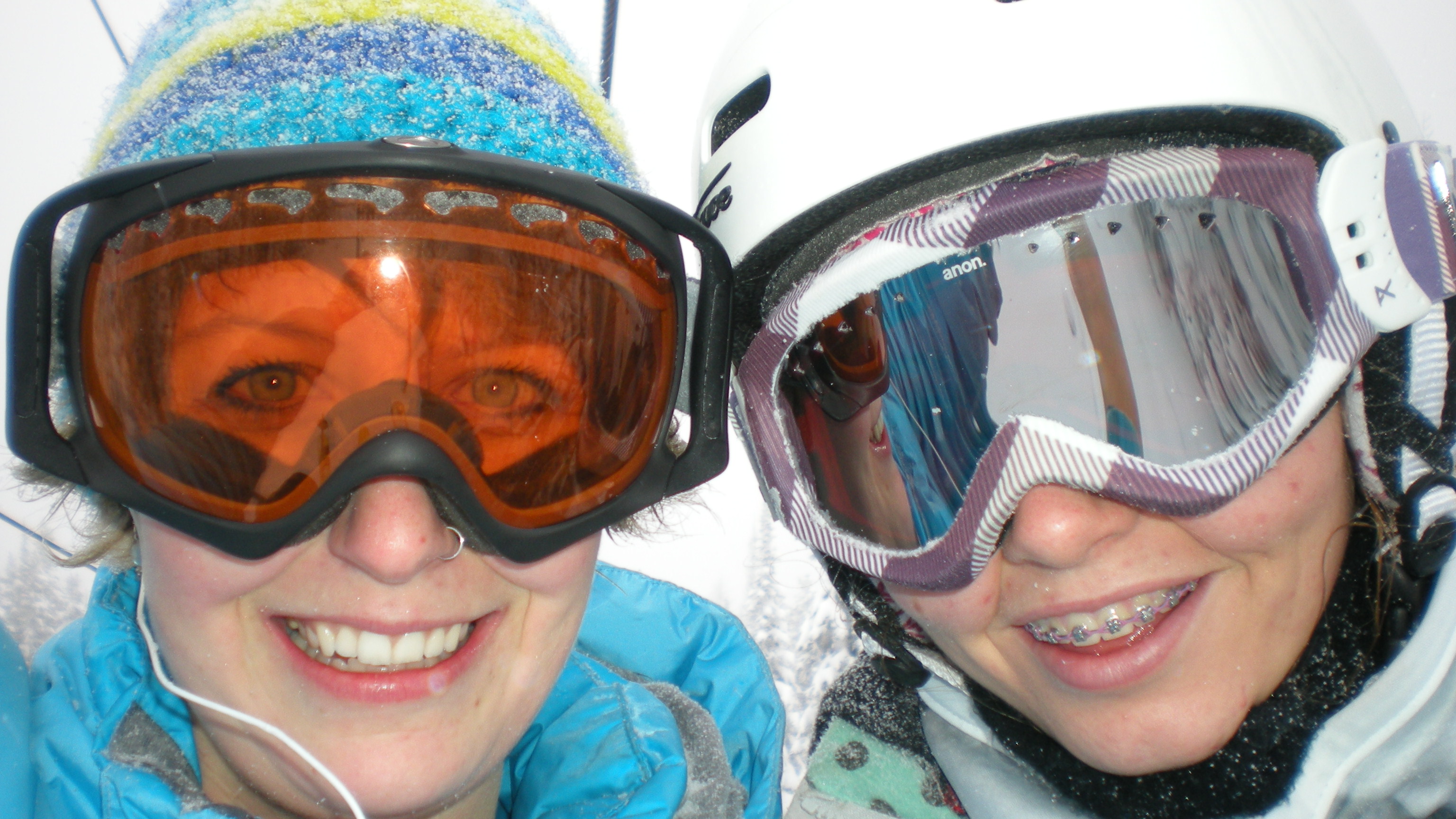 Stash and I riding up 11