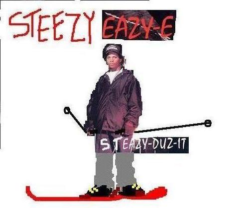 steezy eazy-e from NWA still got love fo' the streetz
