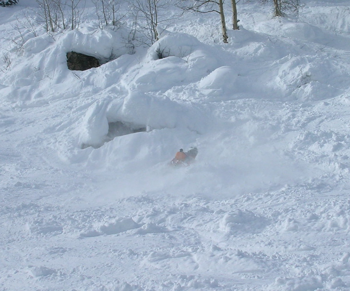 Step 3: Tumble over rock and smile.