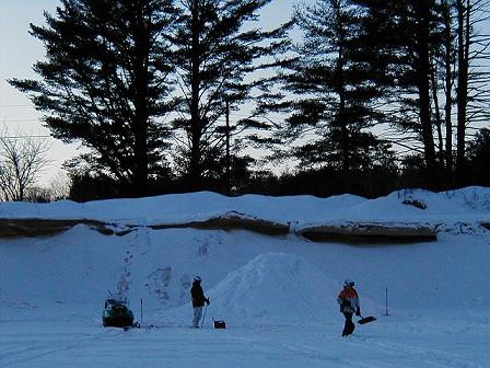 Step up in the Sand pit