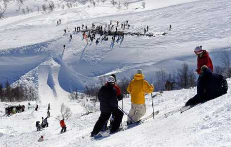 Stepup with a super gnarly inrun