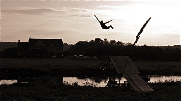 Still shot swan dive