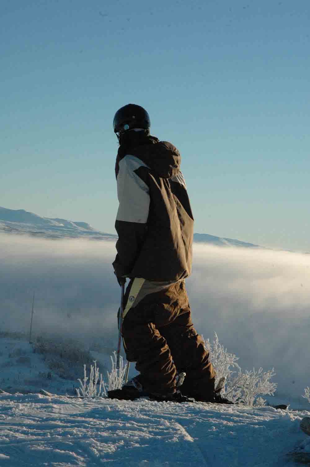 Straight up posing, nice background