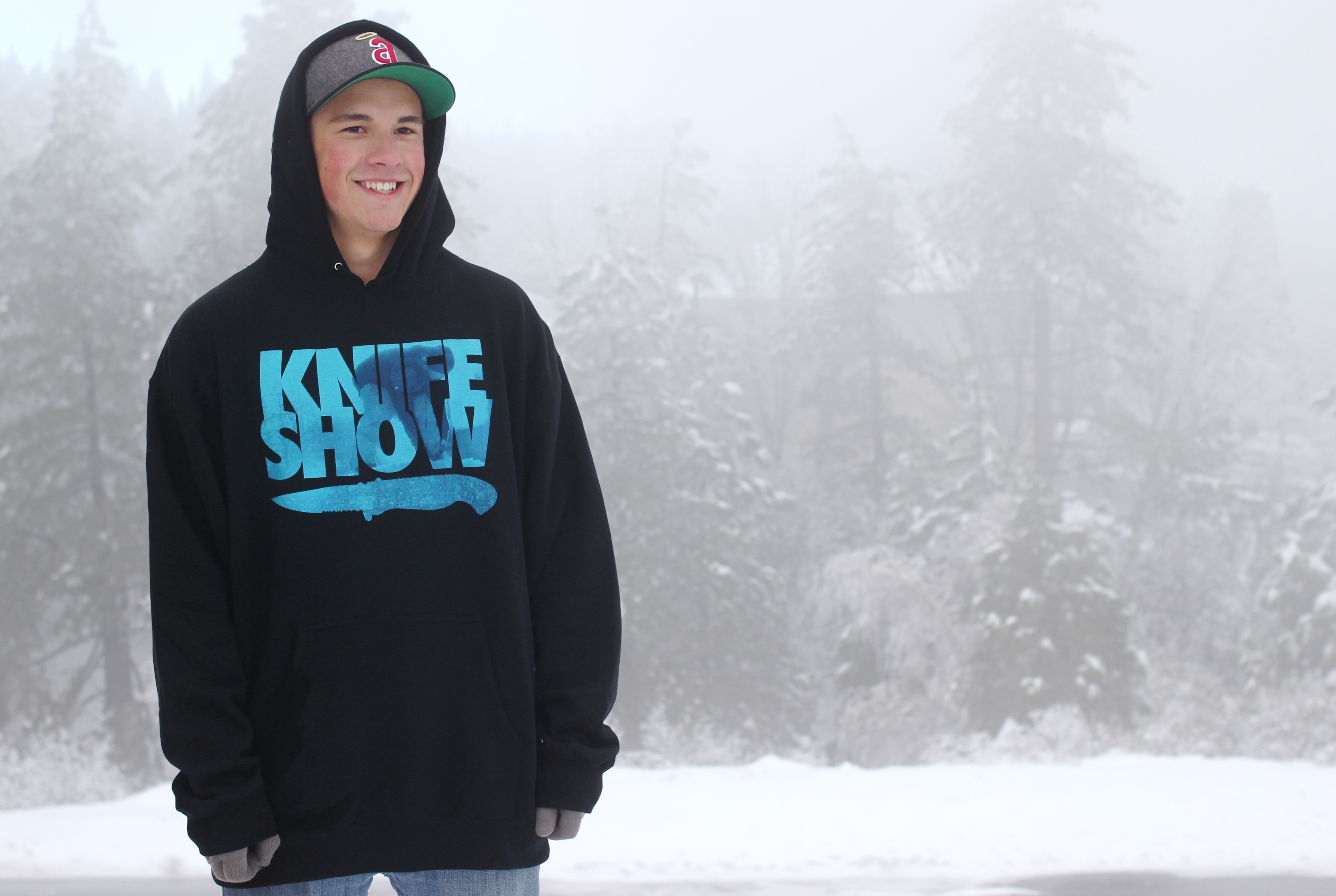 Strapping In Sweatshirt Smiling