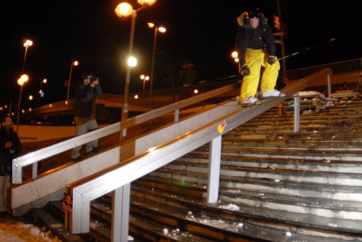 Streetrail, in the middle of Budapest