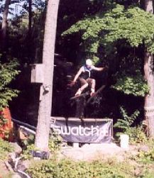 Striaght jump off Water Ramp in Fond Du Lac, WI 2001