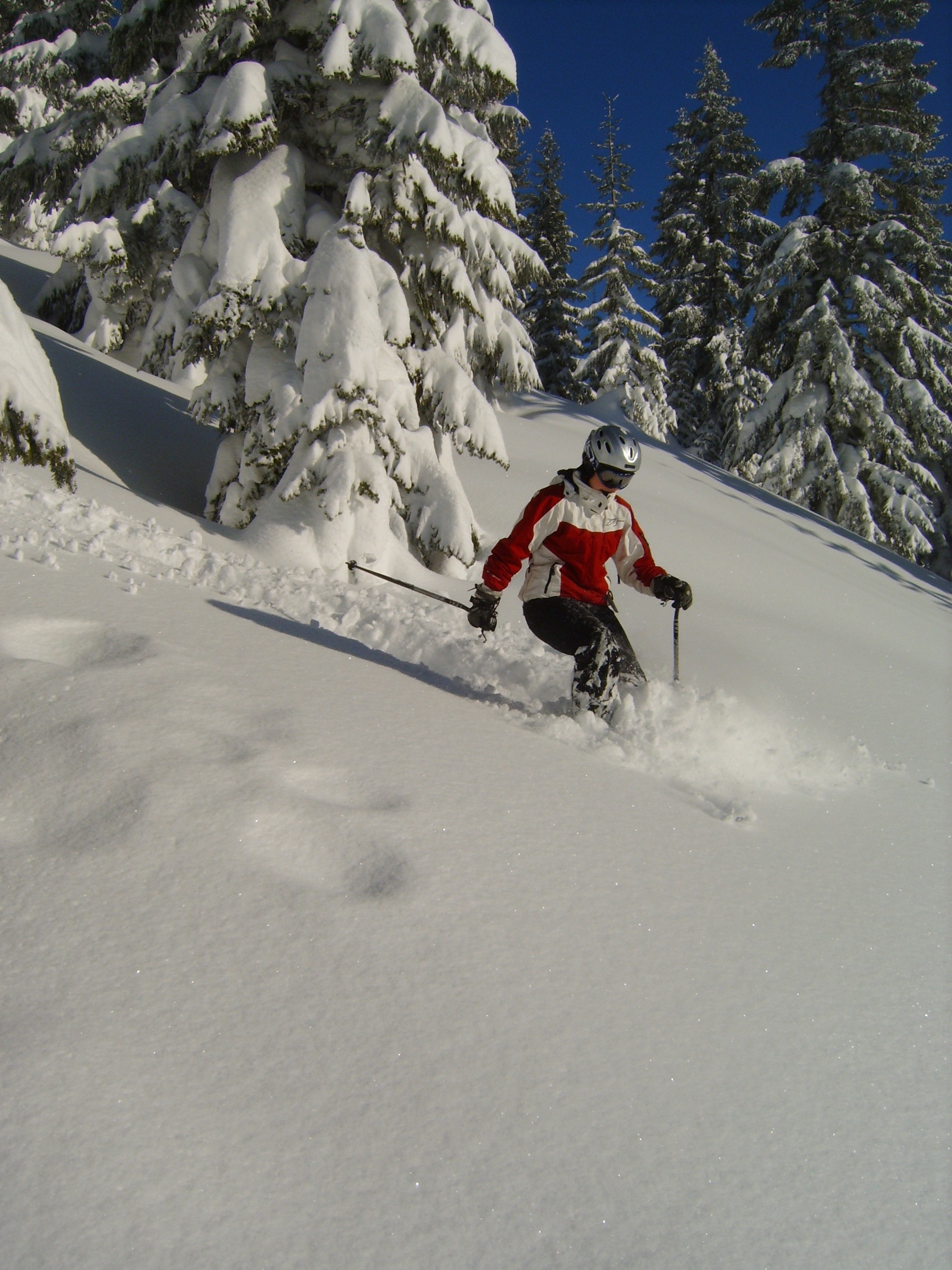 Strugling in deep PNW pow