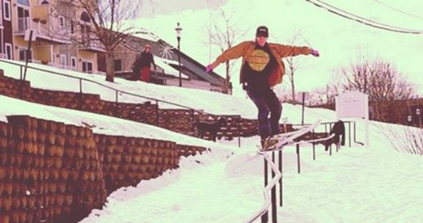 ST's Corey Lilly krooked rail