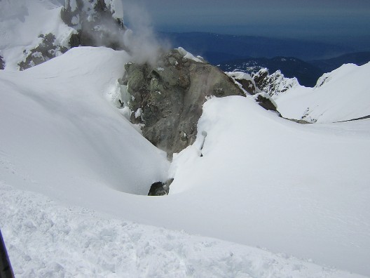 Sulpher Vents high on Hood